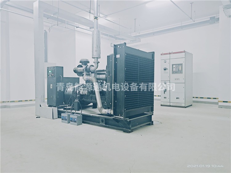 250KW上柴股份发电机组山东省青岛市黄岛区五台山路小学交付验收
